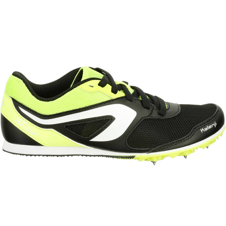 CHILDREN'S ATHLETICS SPIKED SHOES MULTI-PURPOSE BLACK YELLOW