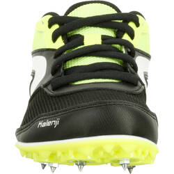 CHILDREN'S ATHLETICS SPIKED SHOES MULTI-PURPOSE BLACK YELLOW