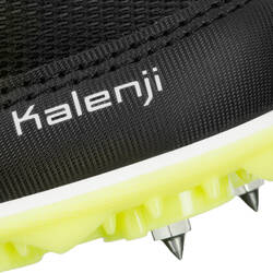 CHILDREN'S ATHLETICS SPIKED SHOES MULTI-PURPOSE BLACK YELLOW