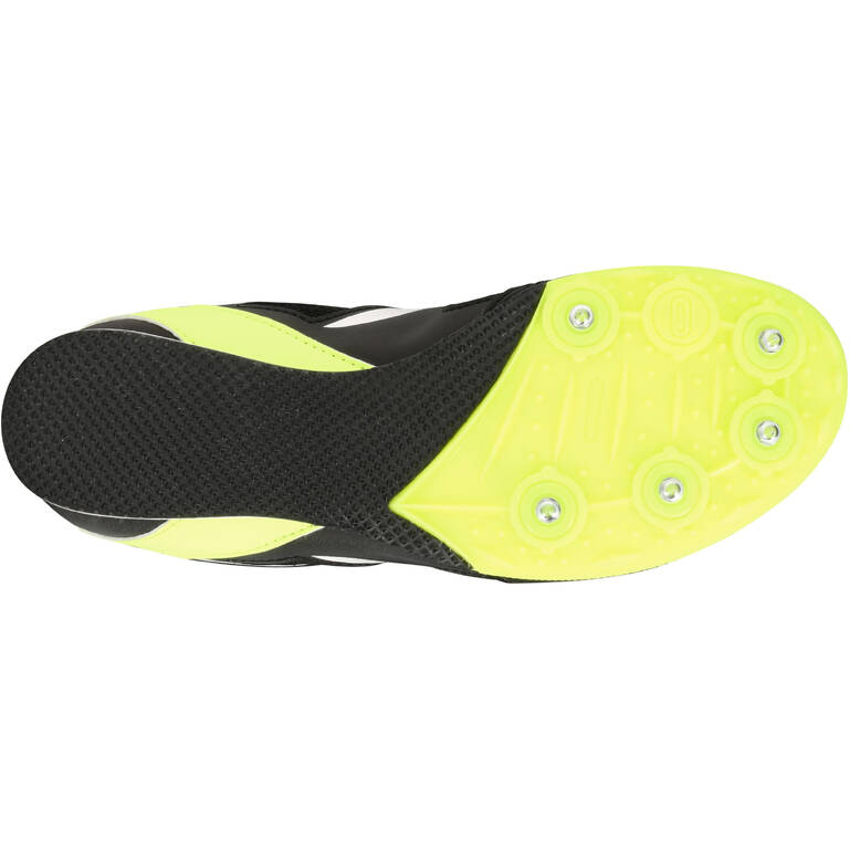 CHILDREN'S ATHLETICS SPIKED SHOES MULTI-PURPOSE BLACK YELLOW