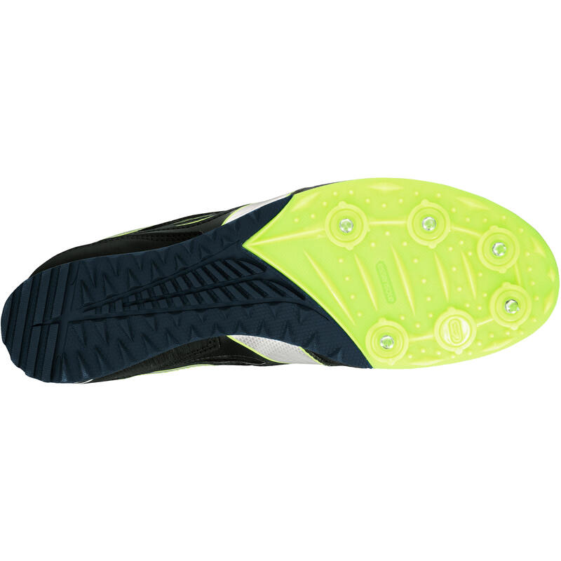 CHAUSSURES D'ATHLETISME A POINTES POUR LE CROSS MARINE JAUNE