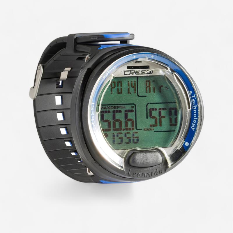 Scuba diving computer LEONARDO black/blue CRESSI Decathlon