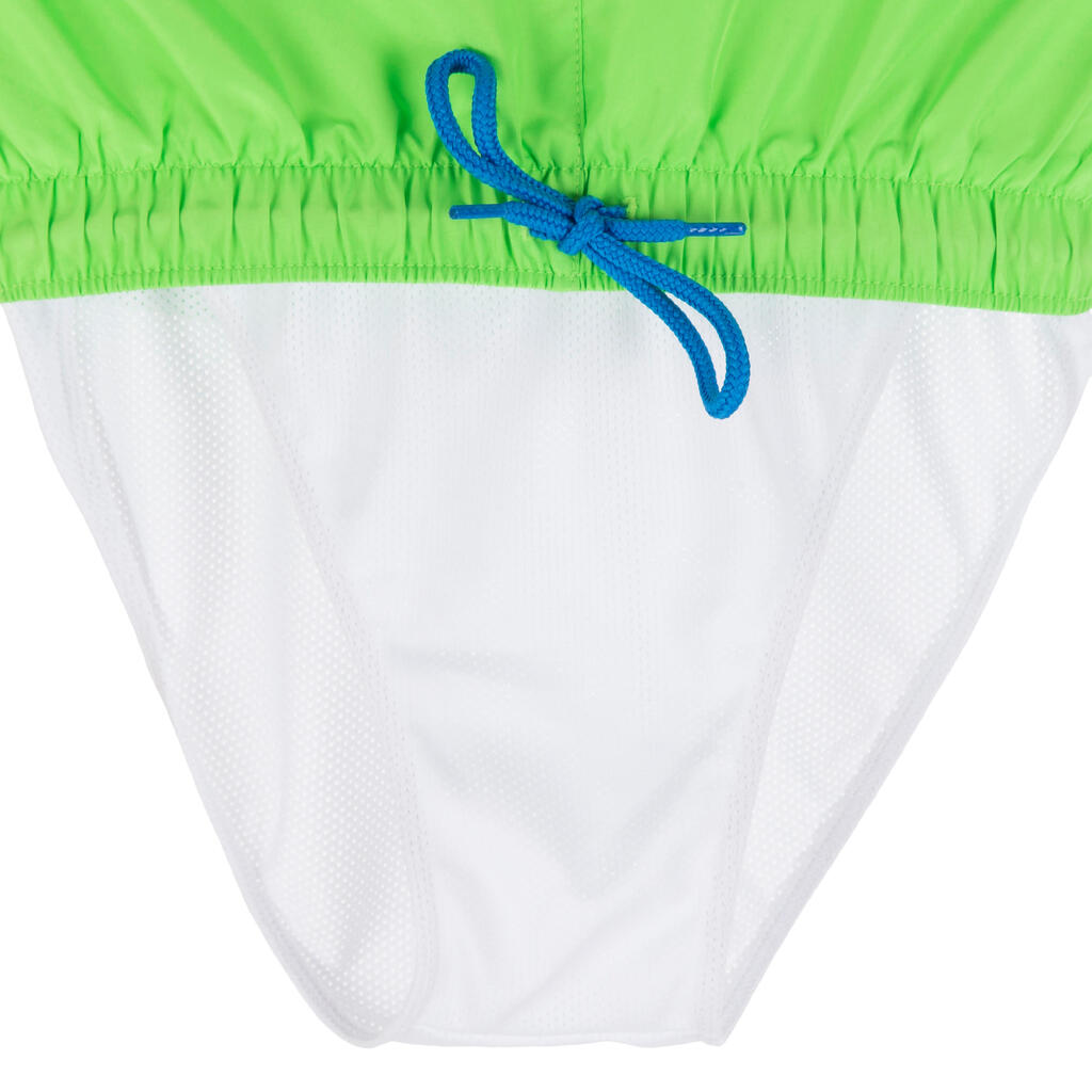 Hendaia Boys' Short Boardshorts - Prems Jasmine Green