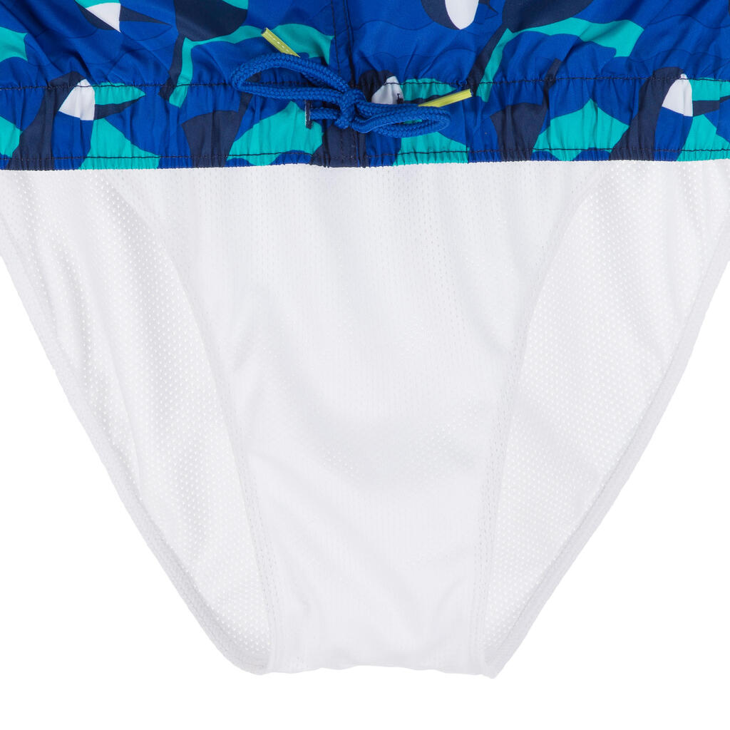 Joko Boys' Short Boardshorts - Birds Blue