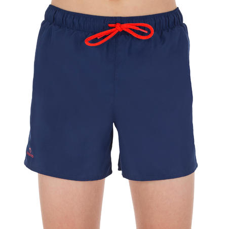 Boardshort court garçon Hendaia Prems bleu fonce