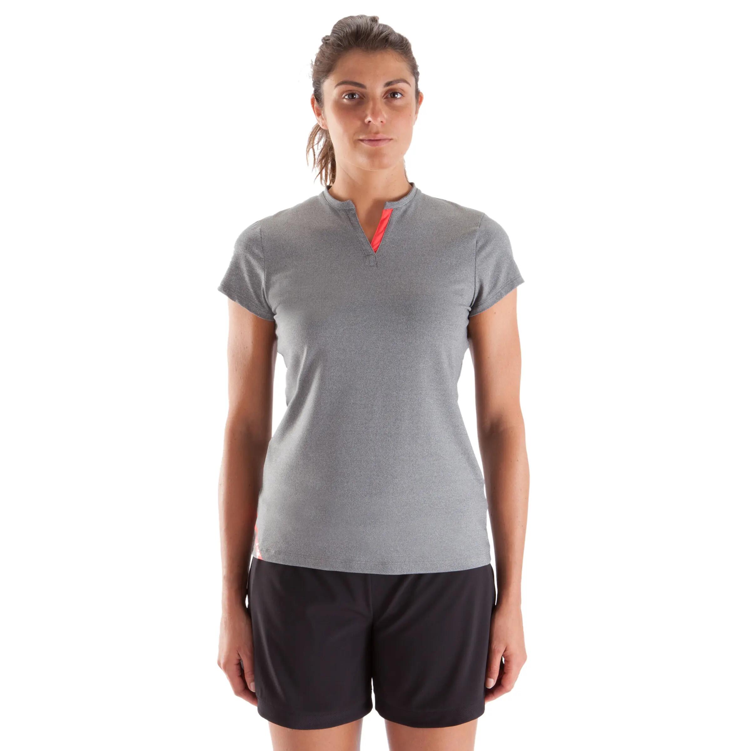 F500 Women's Football Shirt - Grey Nectarine 2/12