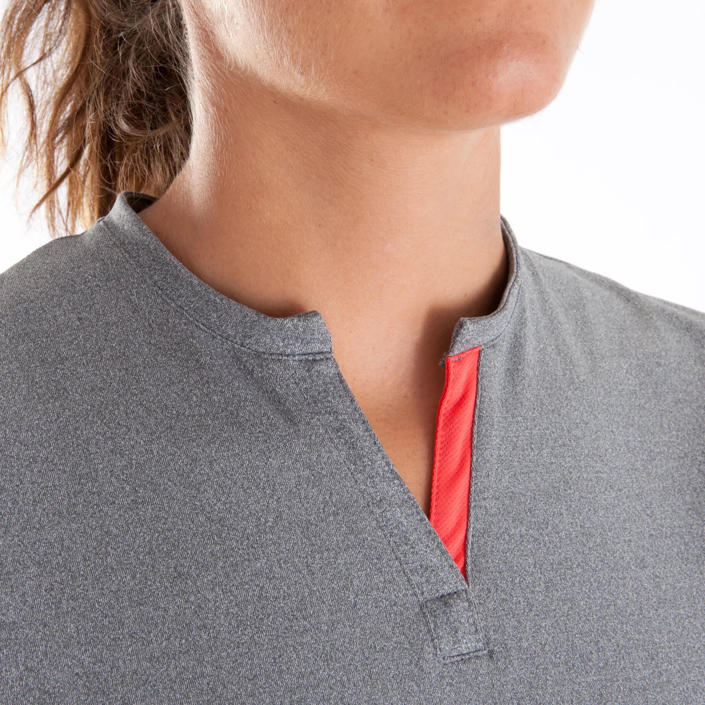 F500 Women's Football Shirt - Grey Nectarine 6/12