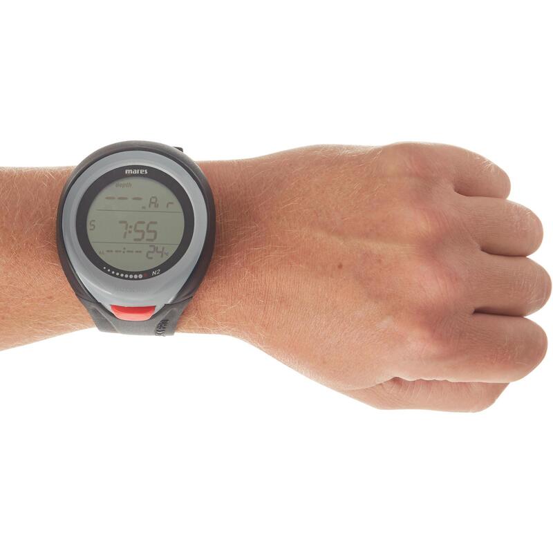 Puck Pro scuba diving computer black/grey MARES Decathlon