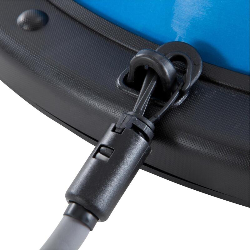 Balanstrainer voor fitness 900 omkeerbaar + elastieken blauw