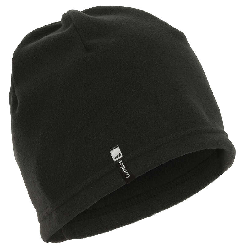 JUNIOR SKI AND SNOWBOARD HEADWEAR Skiing - JR HAT FIRSTHEAT - BLACK WEDZE - Ski Wear