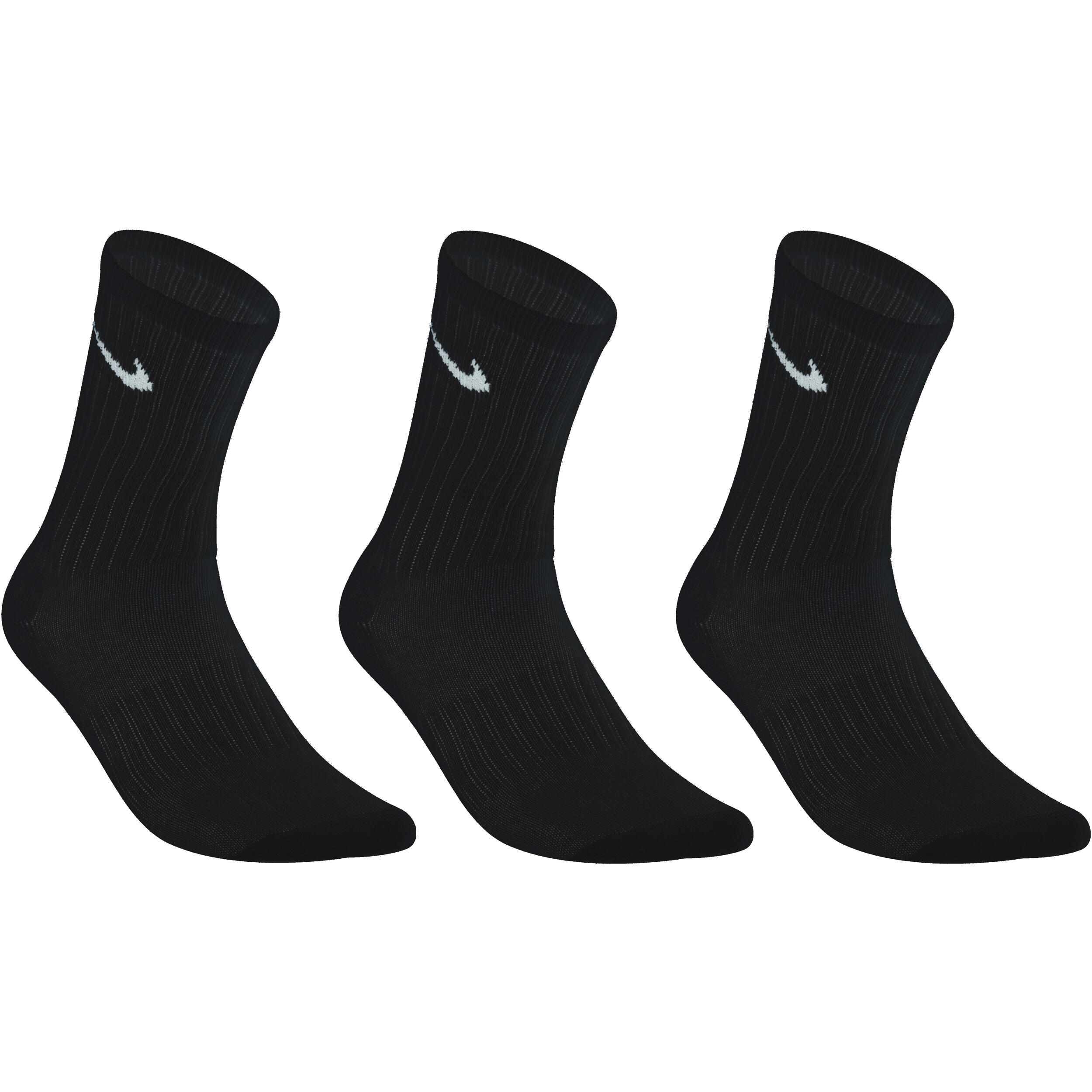 CALCETINES DE TENIS NIKE LARGOS BASICS NEGRO LOTE DE 3 NIKE | Black Friday  Decathlon 2020