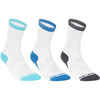 Tennissocken RS 500 High 3er Pack weiß/blau