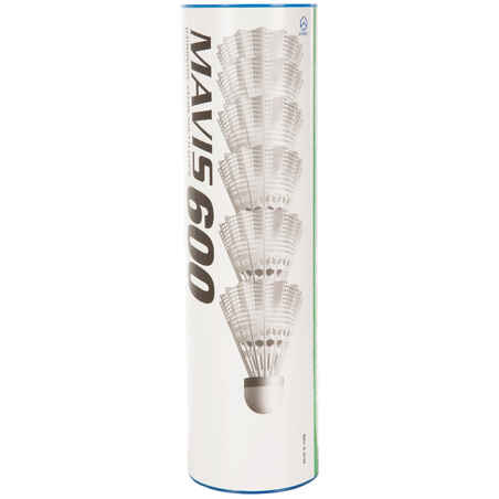 LOPTICE ZA BADMINTON YONEX MAVIS 600 6 KOMADA BIJELE