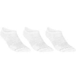Low Tennis Socks RS 500 Tri-Pack - White