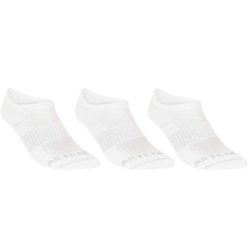ARTENGO Low Tennis Socks RS 500 Tri-Pack - White | Decathlon
