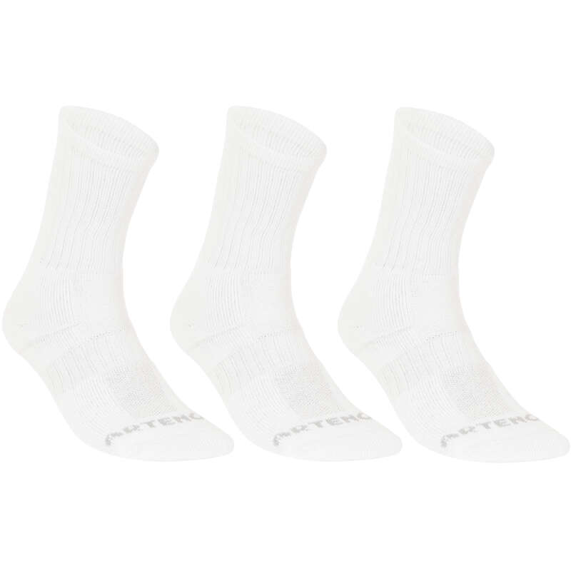 ADULT SOCKS Tennis - RS 500 High Tri-Pack - White ARTENGO - Tennis