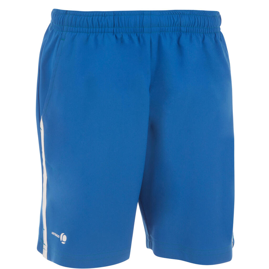 Soft 500 Boys' Tennis Badminton Padel Table Tennis Squash Shorts - Navy