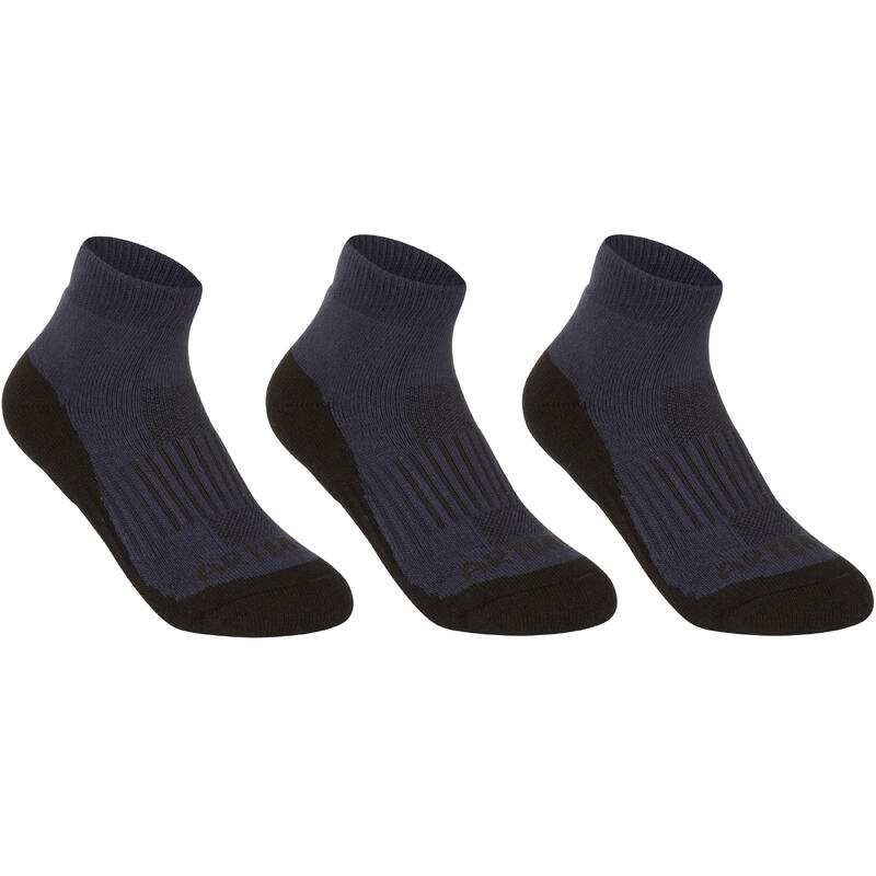 RS 500 Junior Mid Sports Socks Tri-Pack - Navy RS 500 Junior Mid Sports Socks Tri-Pack - Navy