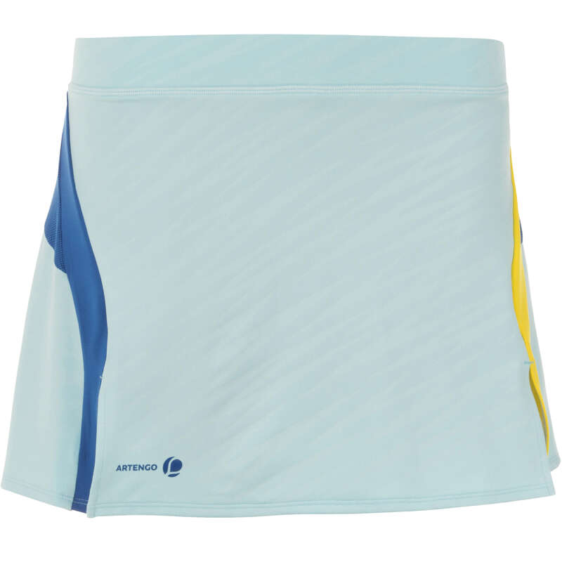 WOMEN'S INTERMEDIATE BADMINTON APPAREL - 860 Women's Skirt - Light Blue PERFLY