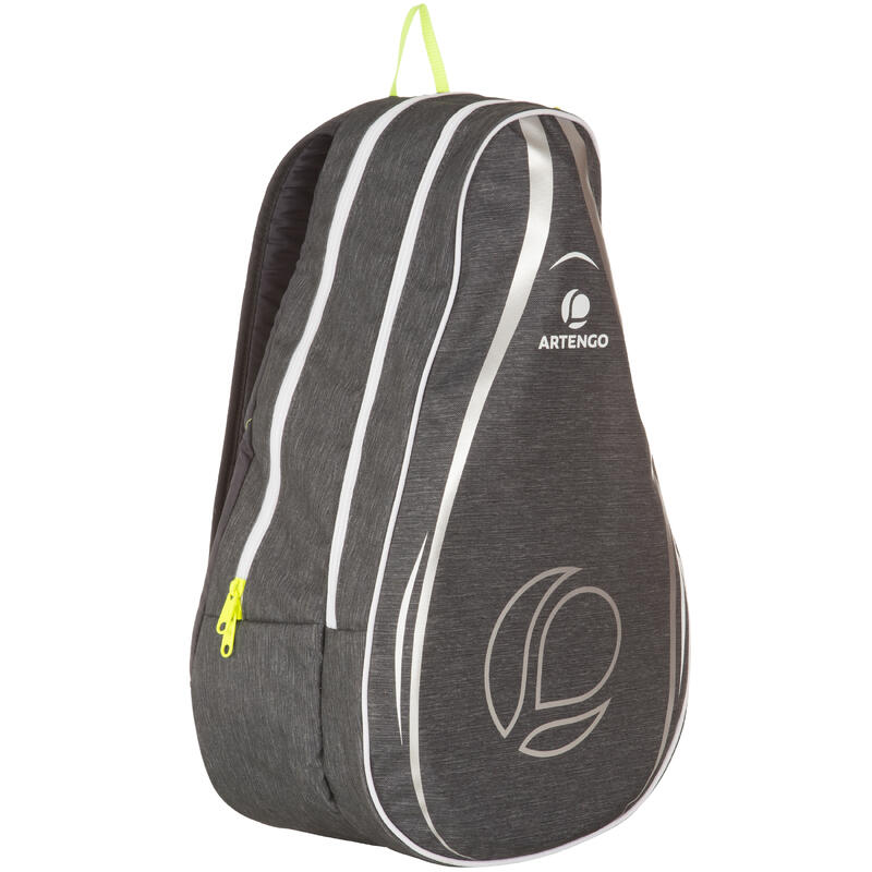 SAC A DOS SPORTS DE RAQUETTES ARTENGO 100 BP GRIS FONCE