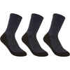 Detské tenisové ponožky RS 500 vysoké 3 páry tmavomodré