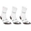 Športové ponožky RS 900 vysoké bielo-sivé 3 páry