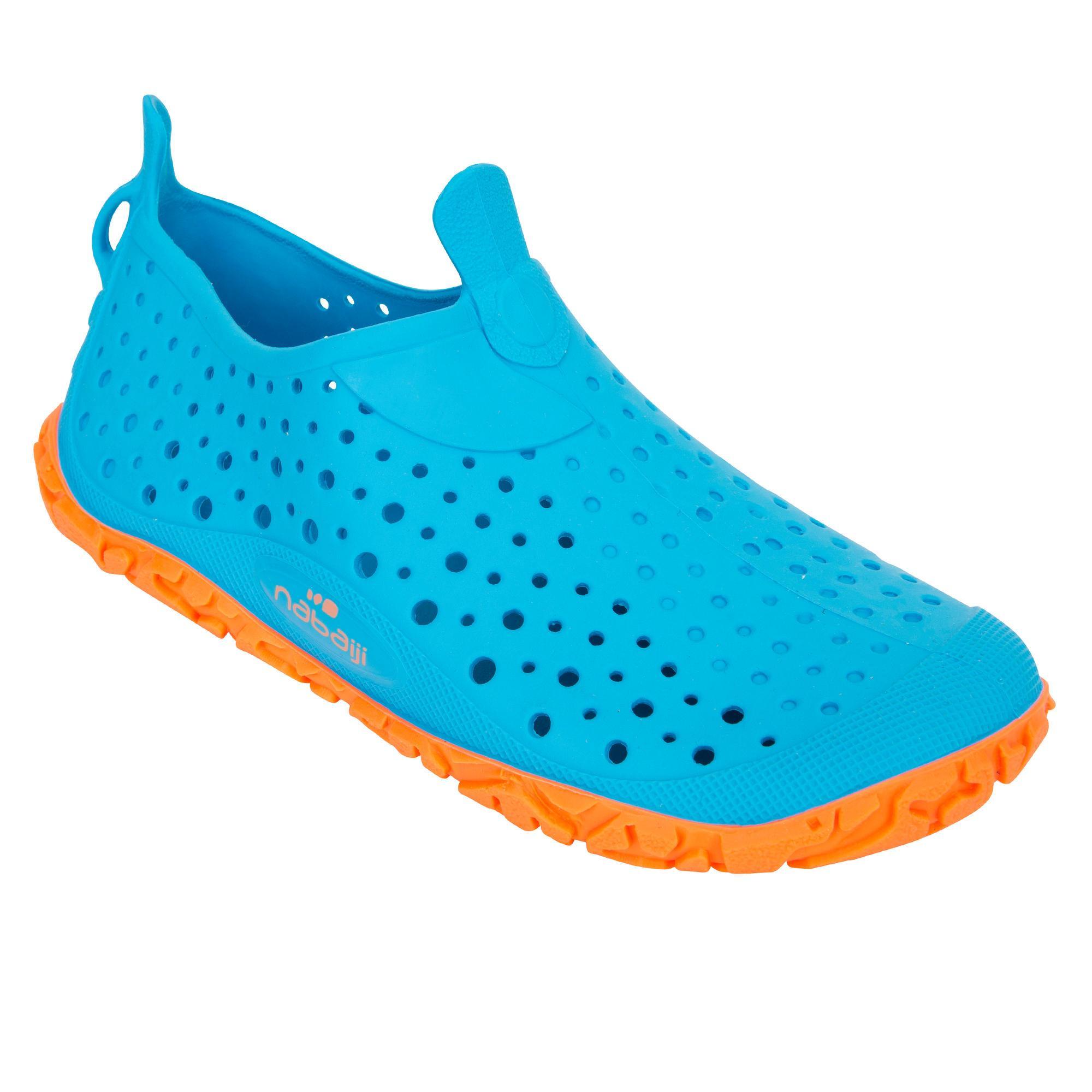 POOL SHOES PINK TURQUOISE - Decathlon