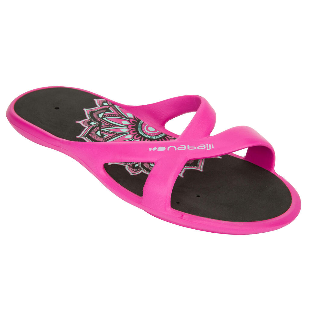 Zehensandalen Tonga 500 Damen blau