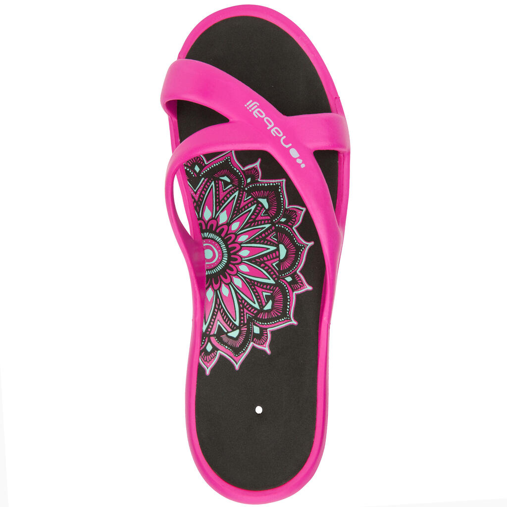 Zehensandalen Tonga 500 Damen blau