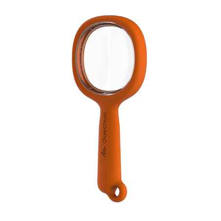 Child’s hiking magnifying glass, 3x magnification, orange