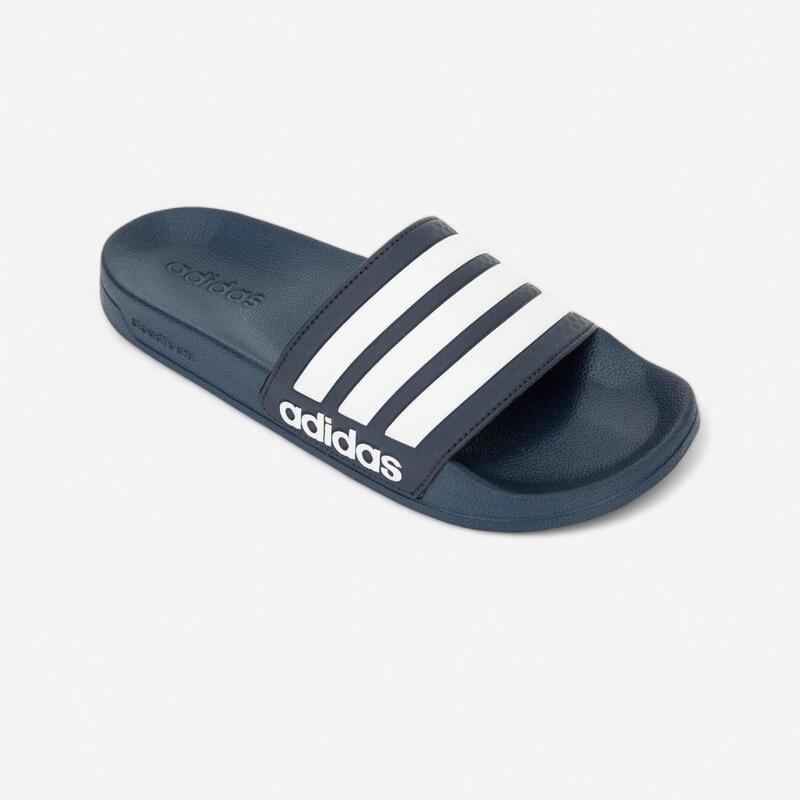 Chanclas piscina Adulto adidas adilette pala azul blanco