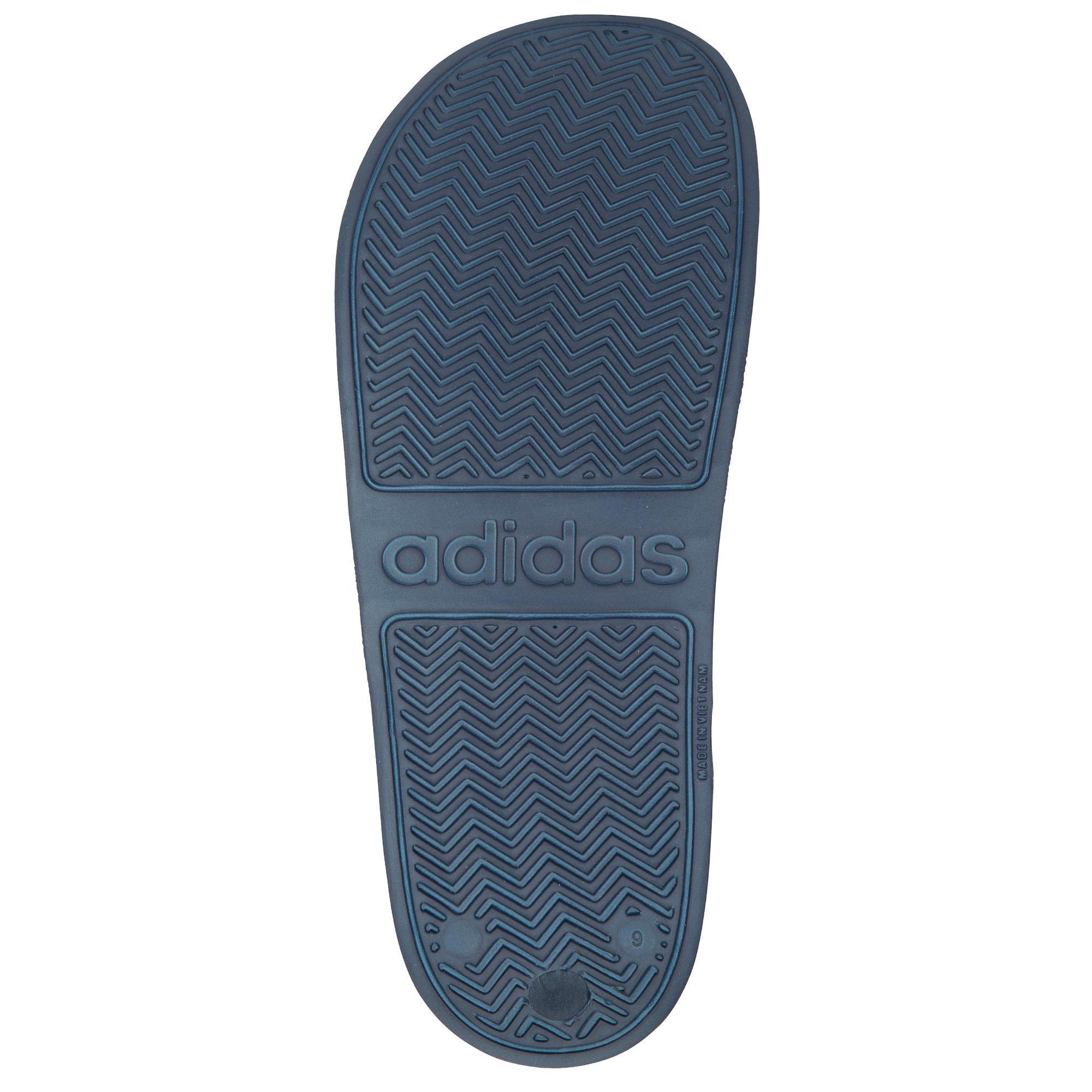 Chanclas piscina Adulto adidas adilette pala azul blanco Decathlon