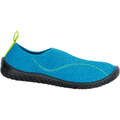 SNORKELING AQUASHOES Kayaking - 100 Kids Aquashoes Blue SUBEA - Kayaking