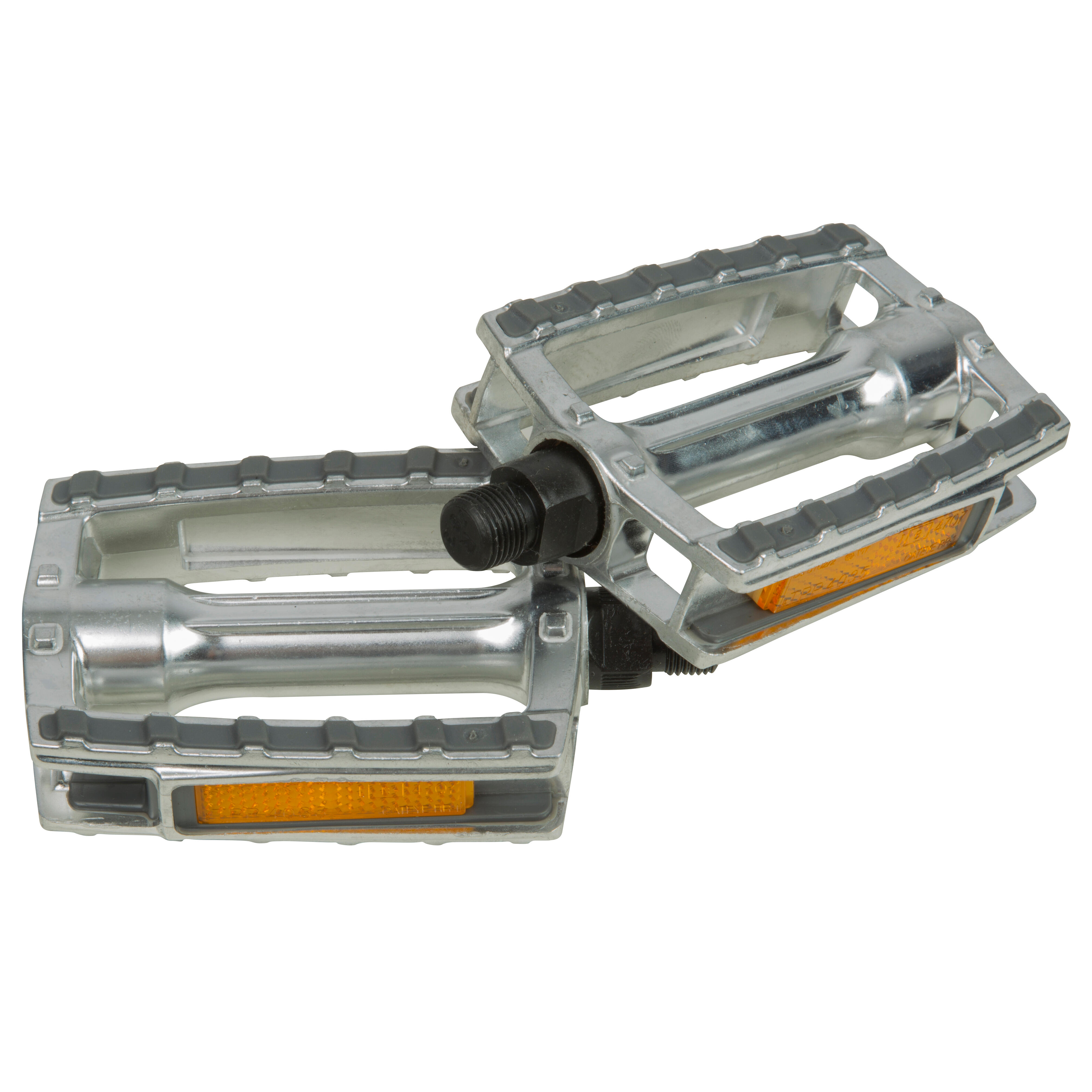 Aluminum City Cycling Pedals - 500 Grip - BTWIN