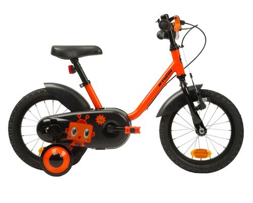 bicicletă_14_pouces_orange_noir