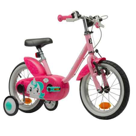 KIDS 14" BIKE UNICORN 500 3-5 YEARS OLD