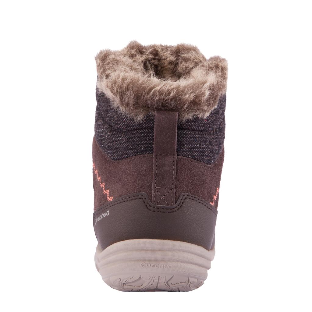 Winterschuhe SH500 Warm wasserdicht Damen braun