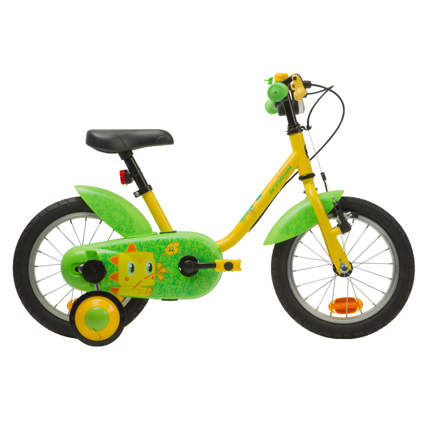 kerékpár_14_pouces_vert_jaune