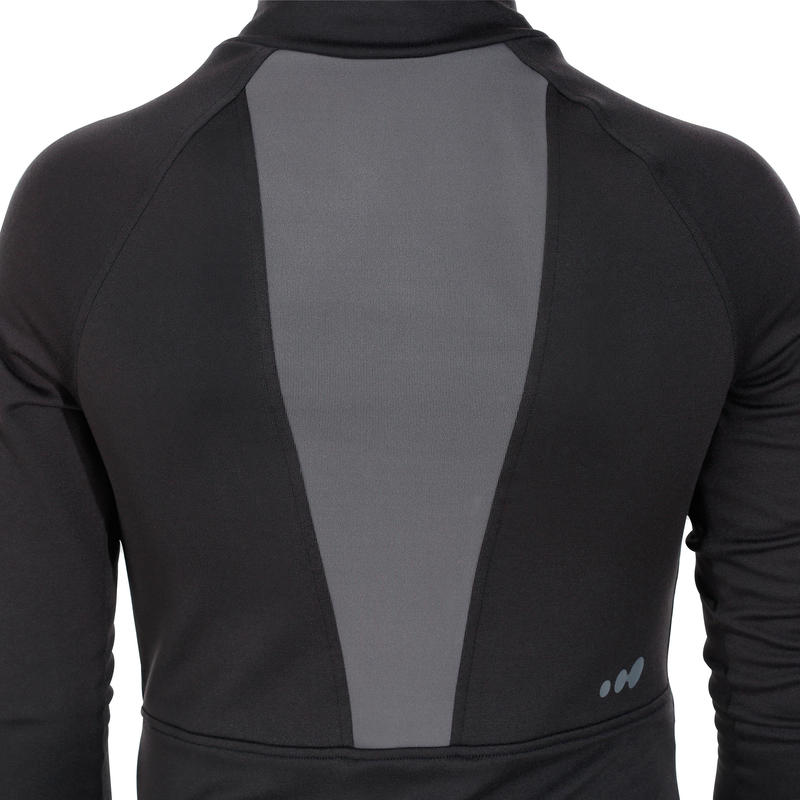 เสื้อตัวในเพื่อการเล่นสกีสำหรับเด็กรุ่น Freshwater (สี Black P)