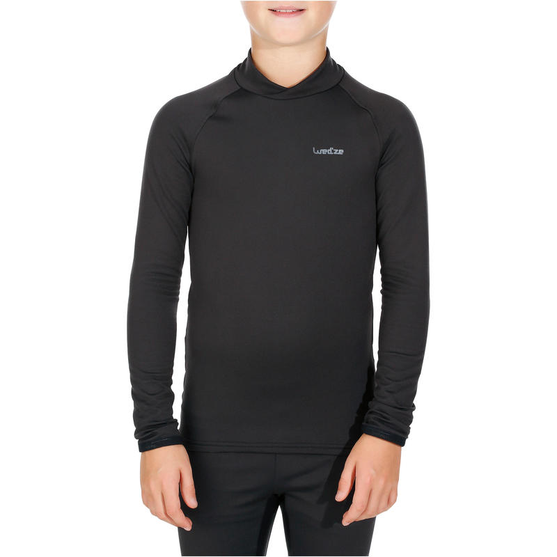 Sous-vêtement de ski enfant Haut Freshwarm Noir Sous-vêtement de ski enfant Haut Freshwarm Noir