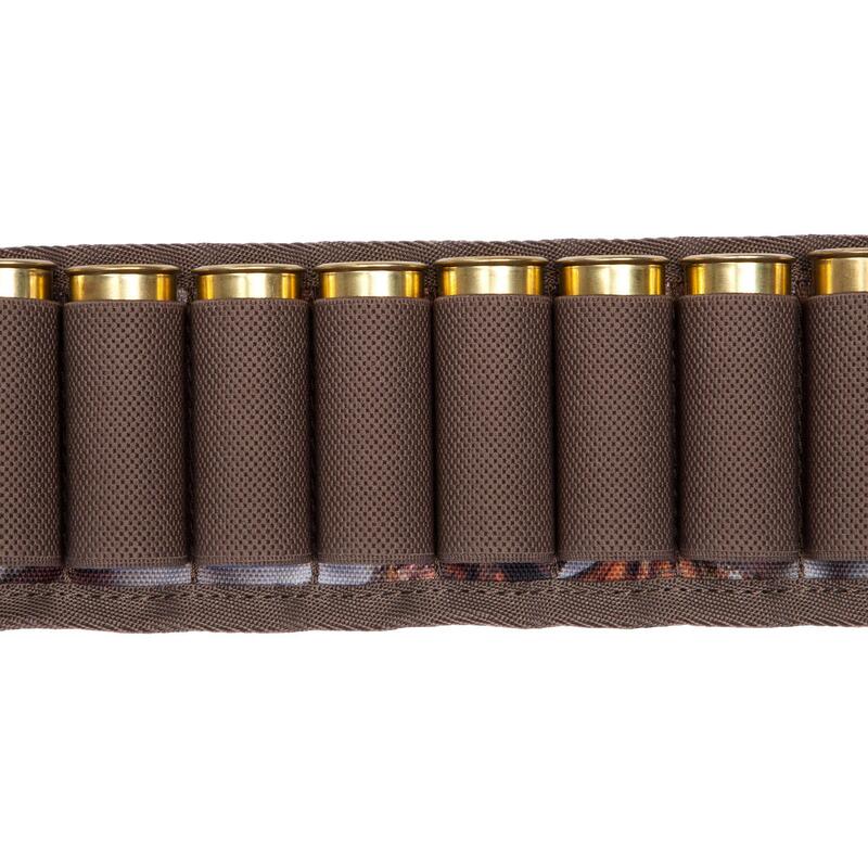 Lőszertartó 12-es kaliberű lőszerhez, barna terepmintás