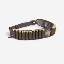 Cartouchière chasse calibre 12 camouflage marron