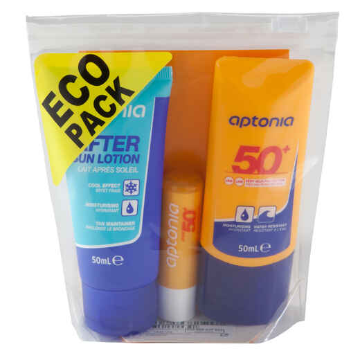 
      Sun Protection Kit: Cream - Lip Balm - After-Sun Lotion
  