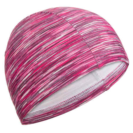 BONNET DE BAIN MAILLE PRINT TAILLE L WOLLY ROSE