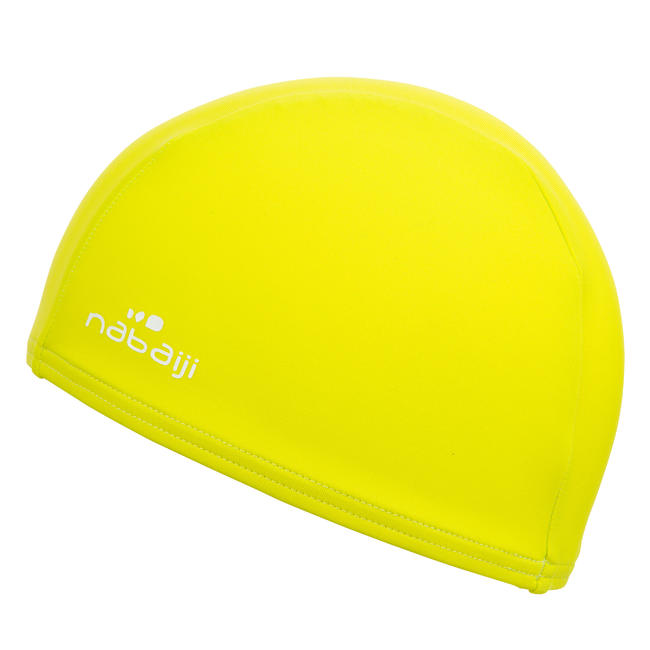 Swim cap mesh green yellow