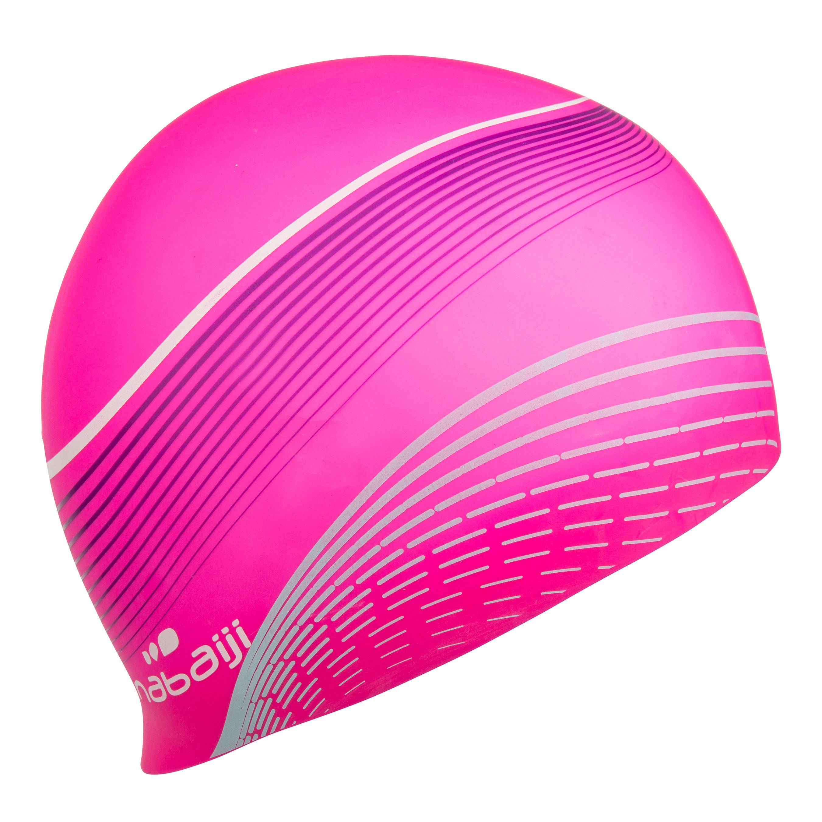 DECATHLON Plavecká čiapka silikónová ružová dospelí (objem) · záber 4