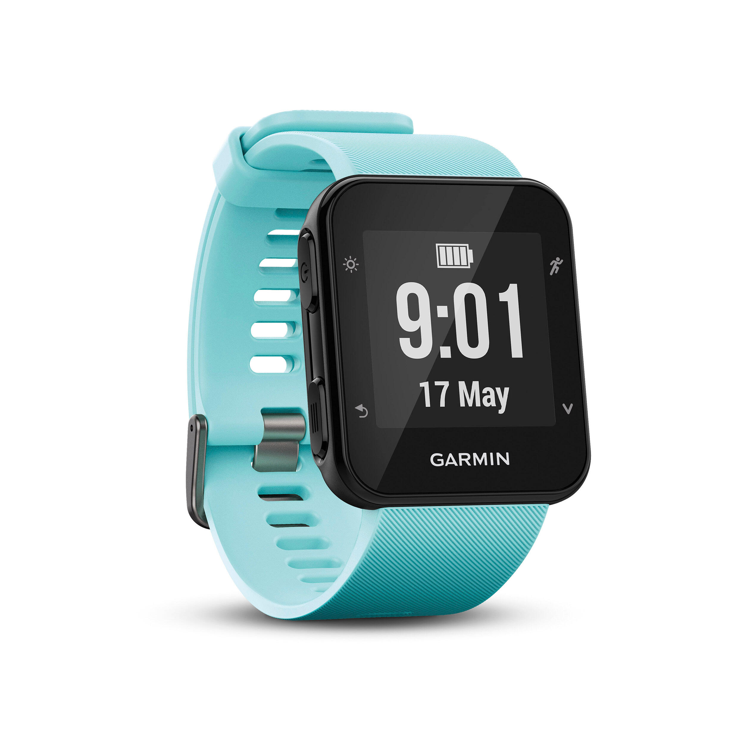 Garmin forerunner 35 gps heart outlet rate monitor running watch frost blue