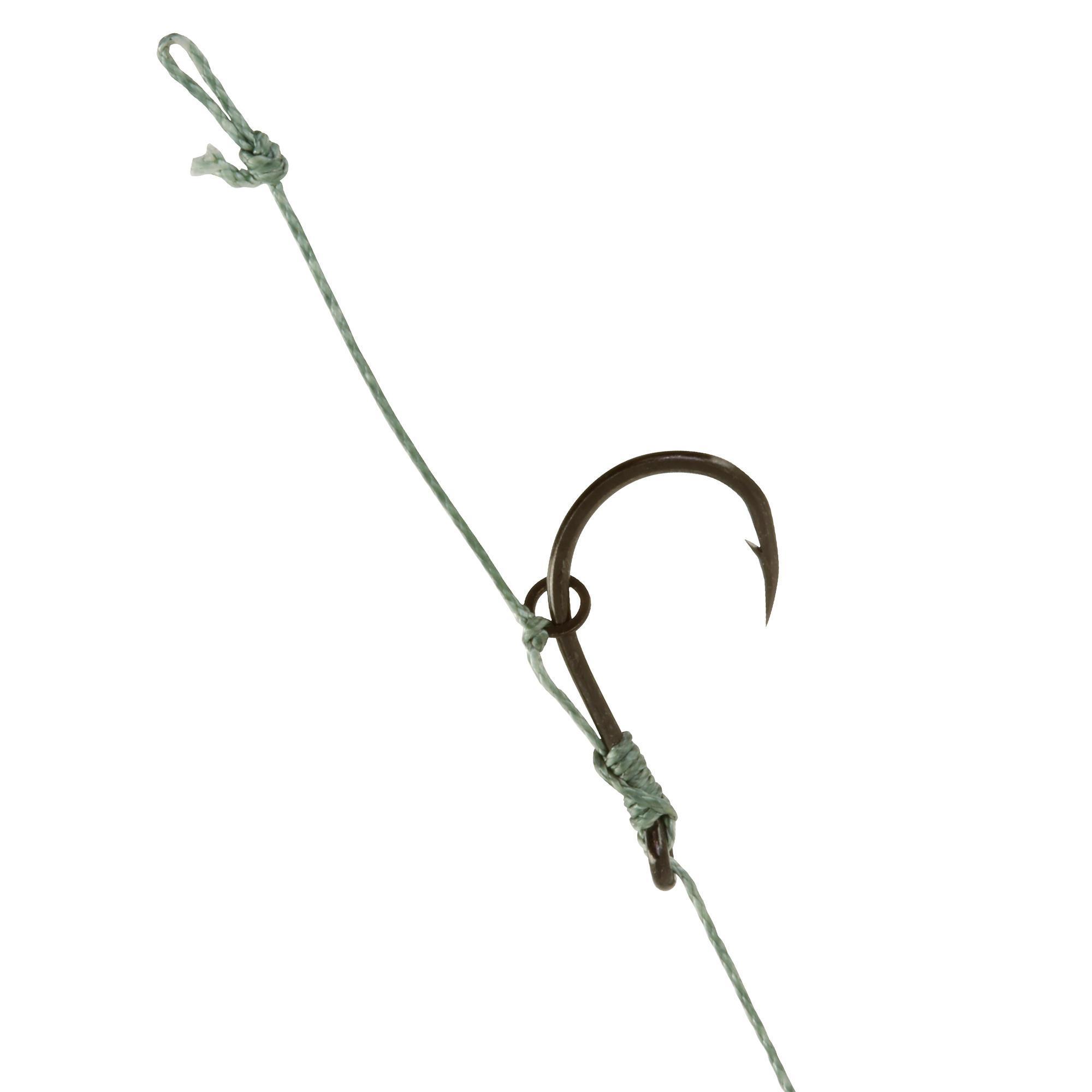 CARP FISHING LEADER SN HOOK D RIG