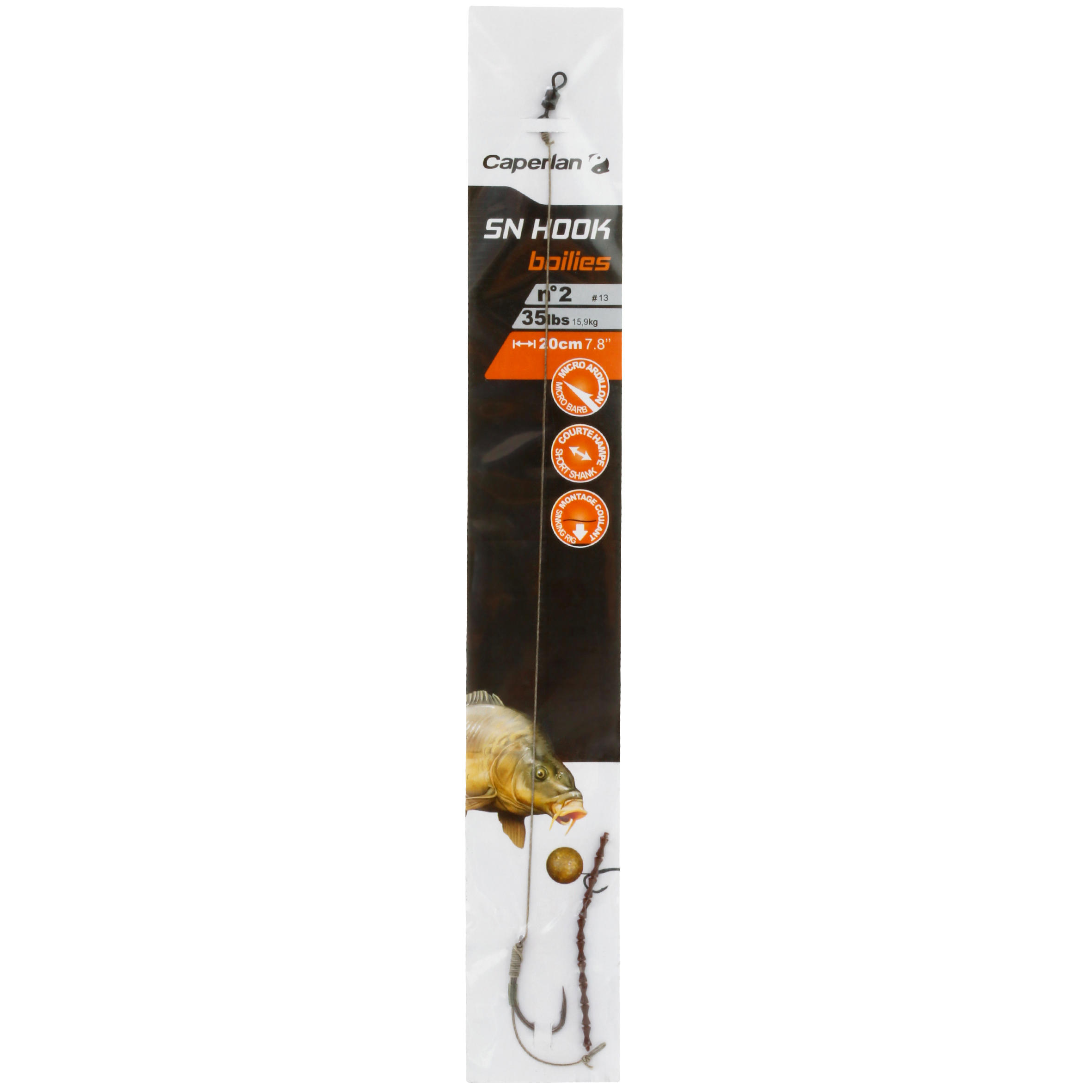 SN HOOK BOILIES CARP FISHING HAIR RIG 5/6