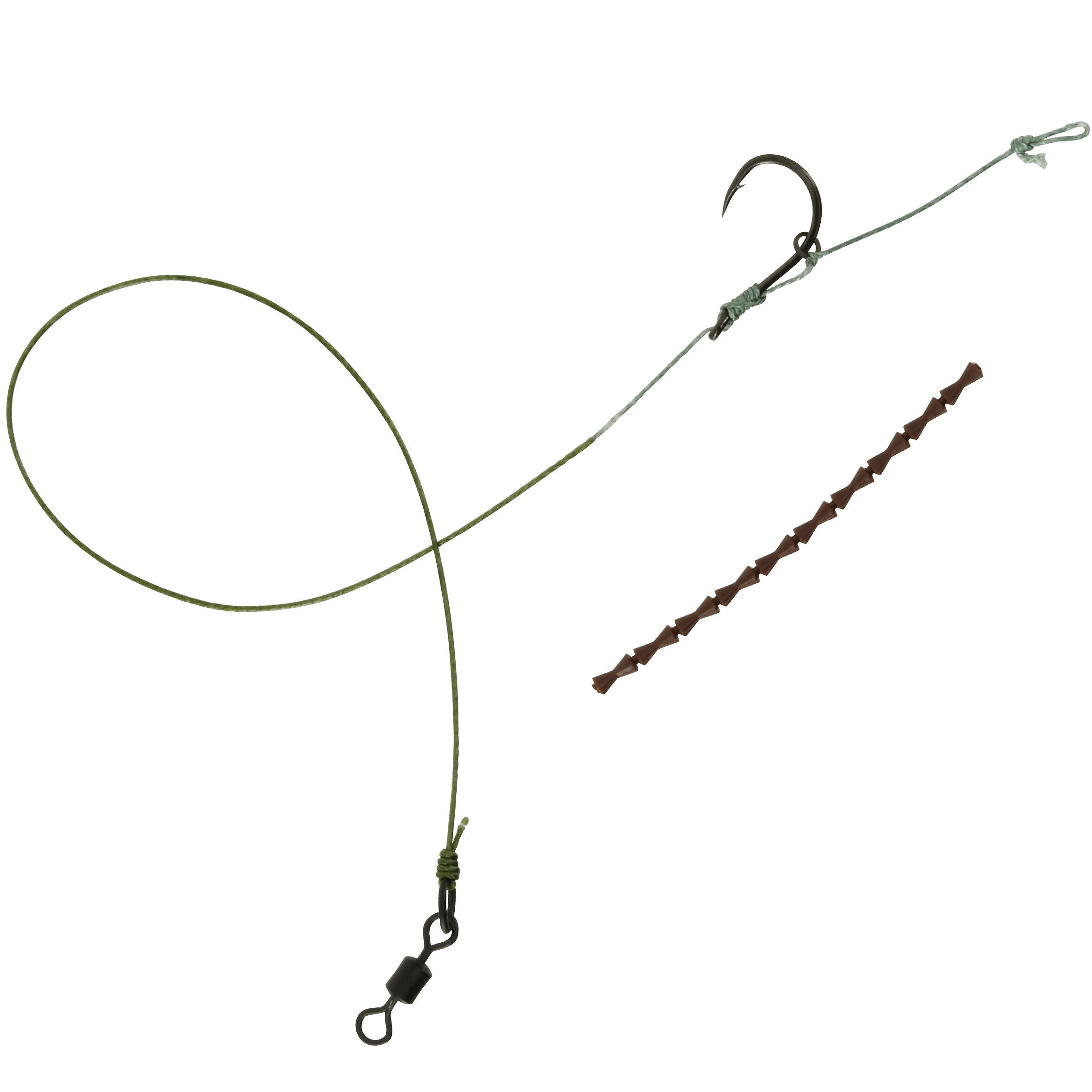 SN HOOK D RIG CARP FISHING LEADER 1/6